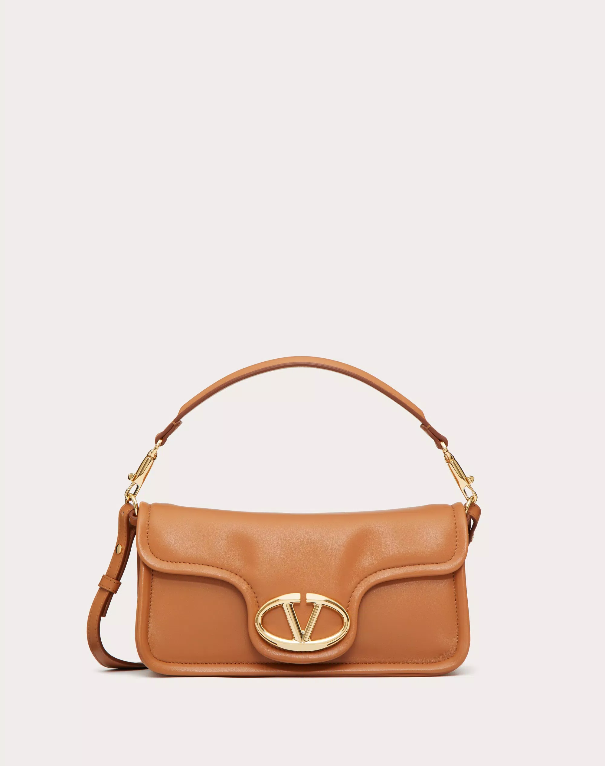 VALENTINO GARAVANI NAPPA LEATHER MEDIUM SHOULDER BAG